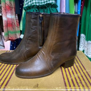 Women's 1970s Brown Leather Fleece Lined Boots | Canada  Women's 1970s Brown Leather Fleece Lined Boots | Canada
